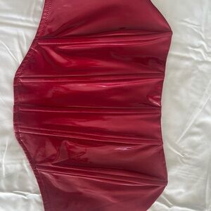Elegant Red Corset Top